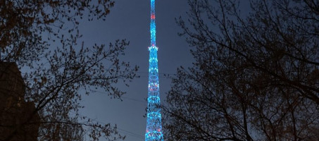 13 августа пермская телебашня включит подсветку в честь 22-летия РТРС