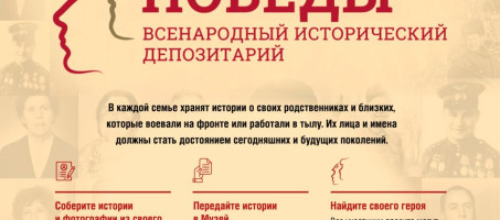 Проведение Всероссийского исторического проекта «Лица Победы»
