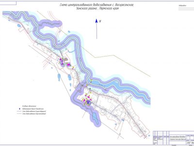 Схема водоснабжения Воскресенское