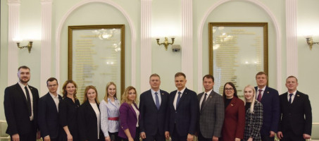 Активисты Молодежного парламента обсудили с главным федеральным инспектором форматы сотрудничества и перспективные проекты